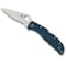 Spyderco 2024 Spyderco Endela, Lightweight Blue, Serrated K390 Steel, Reveal 7 SPY-C243FSK390 - alternate 3